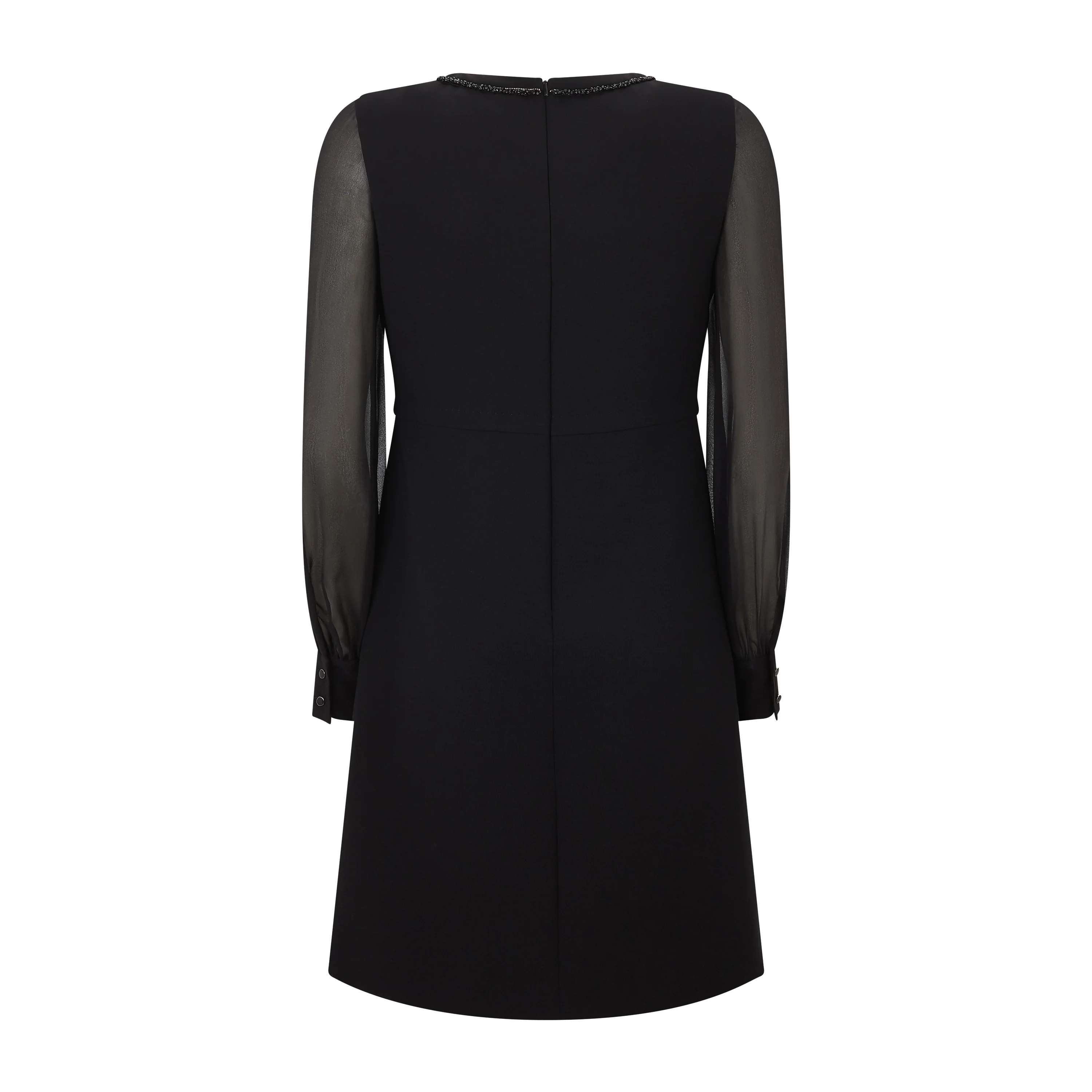 Volto Tailored Cady Silk Sleeve Dress - Image 2