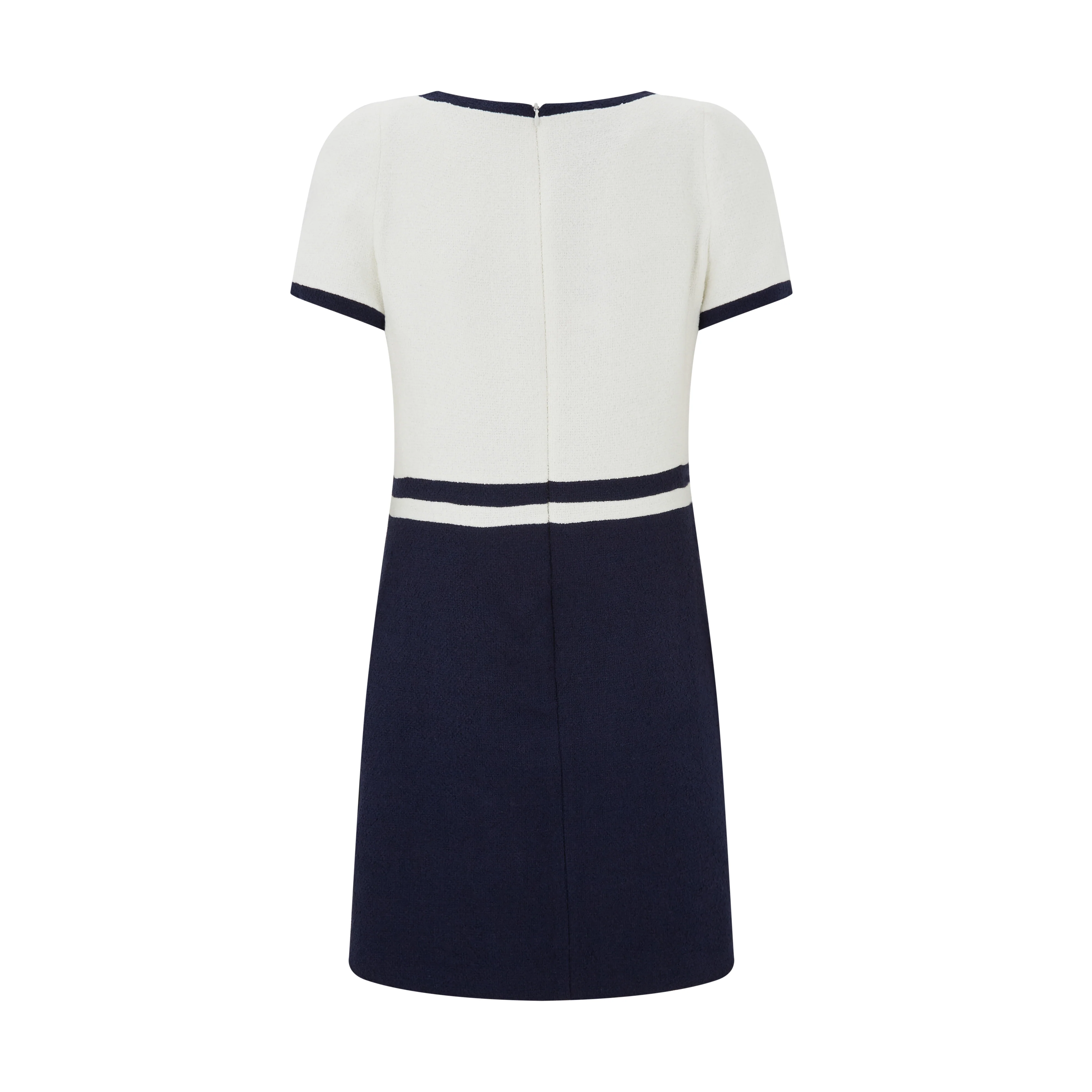 Tailored Crepe Cropped Dress - Image 2