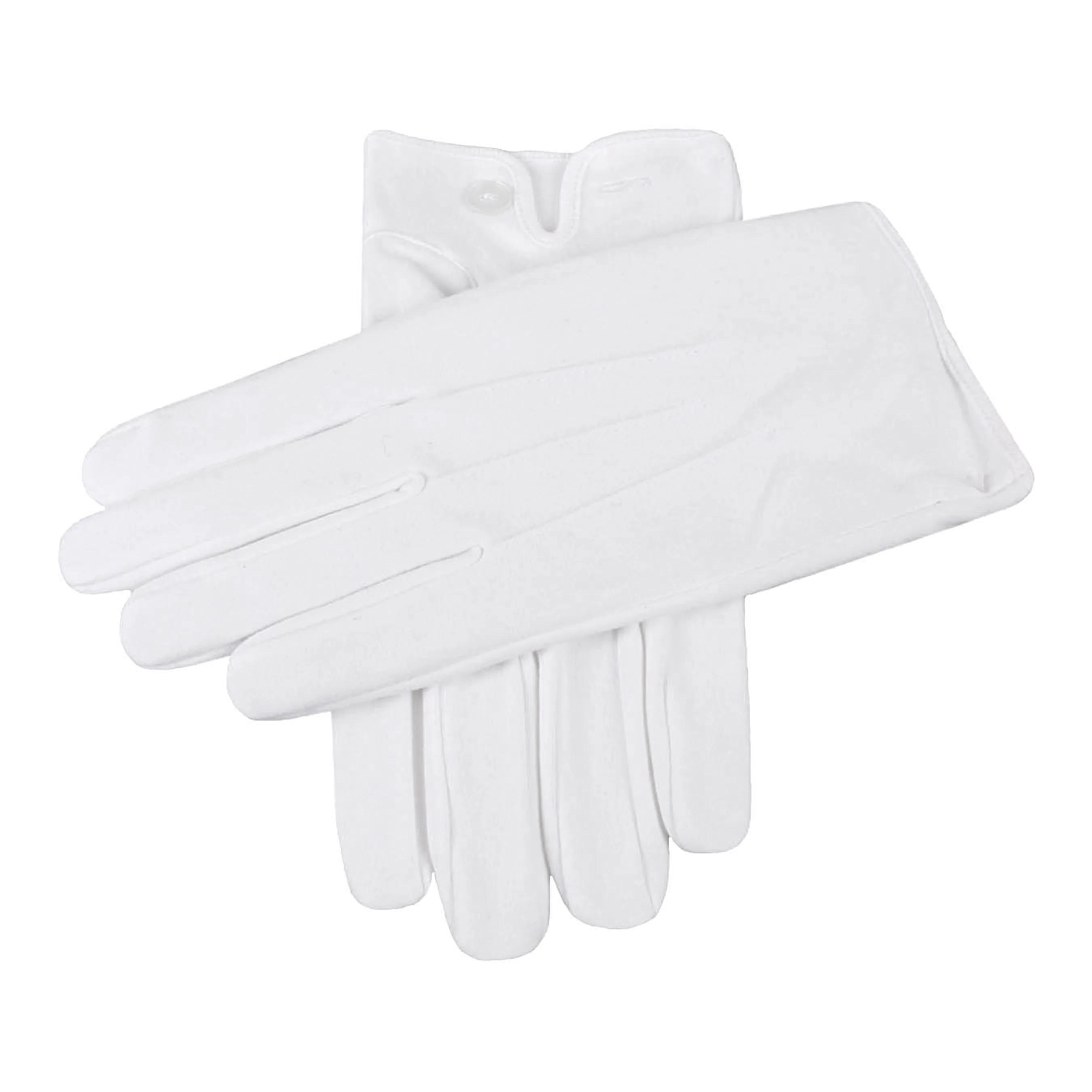 White Tie Cotton Dress Gloves - Image 2