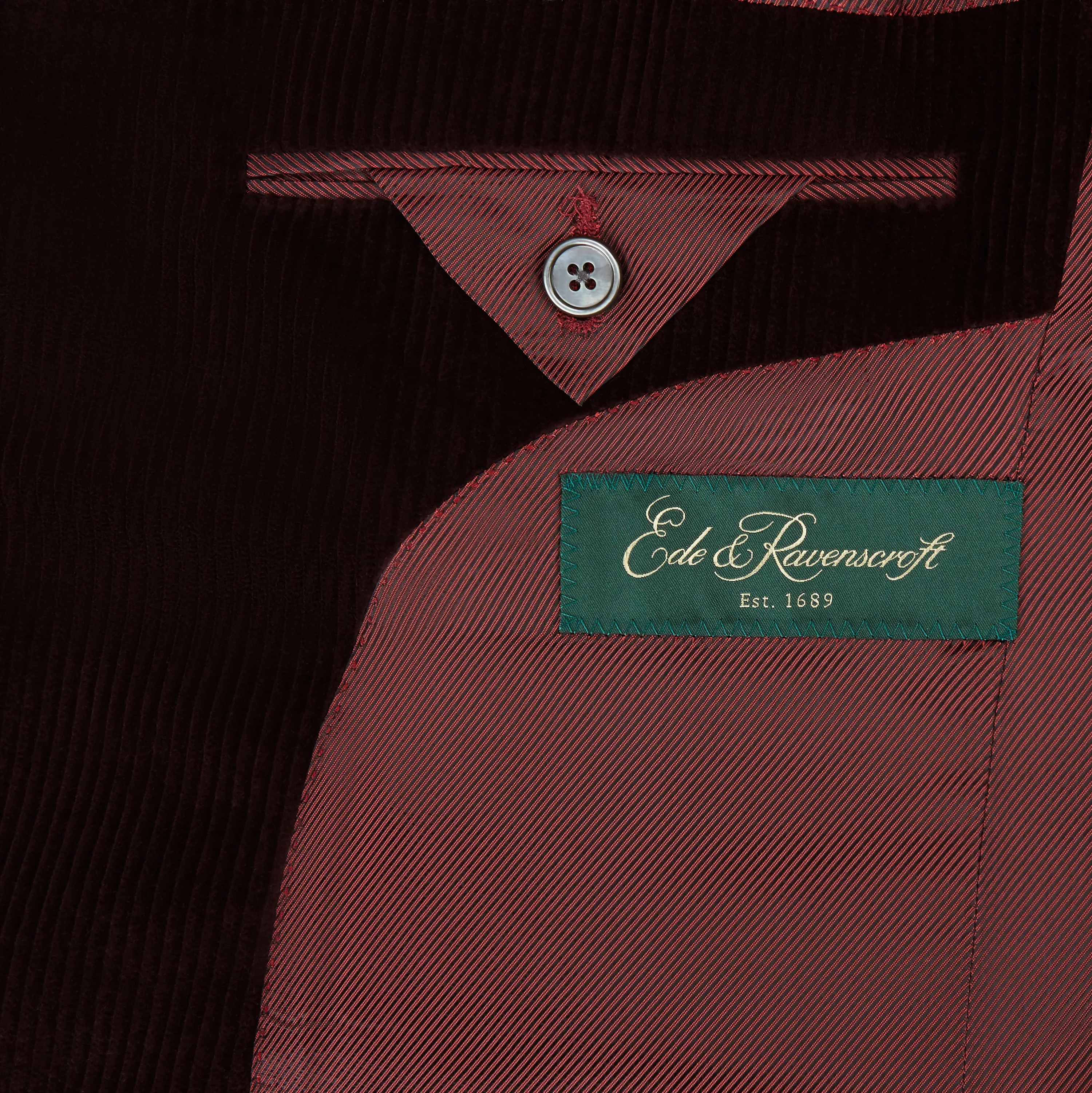 William Aubergine Corduroy Jacket - Image 4