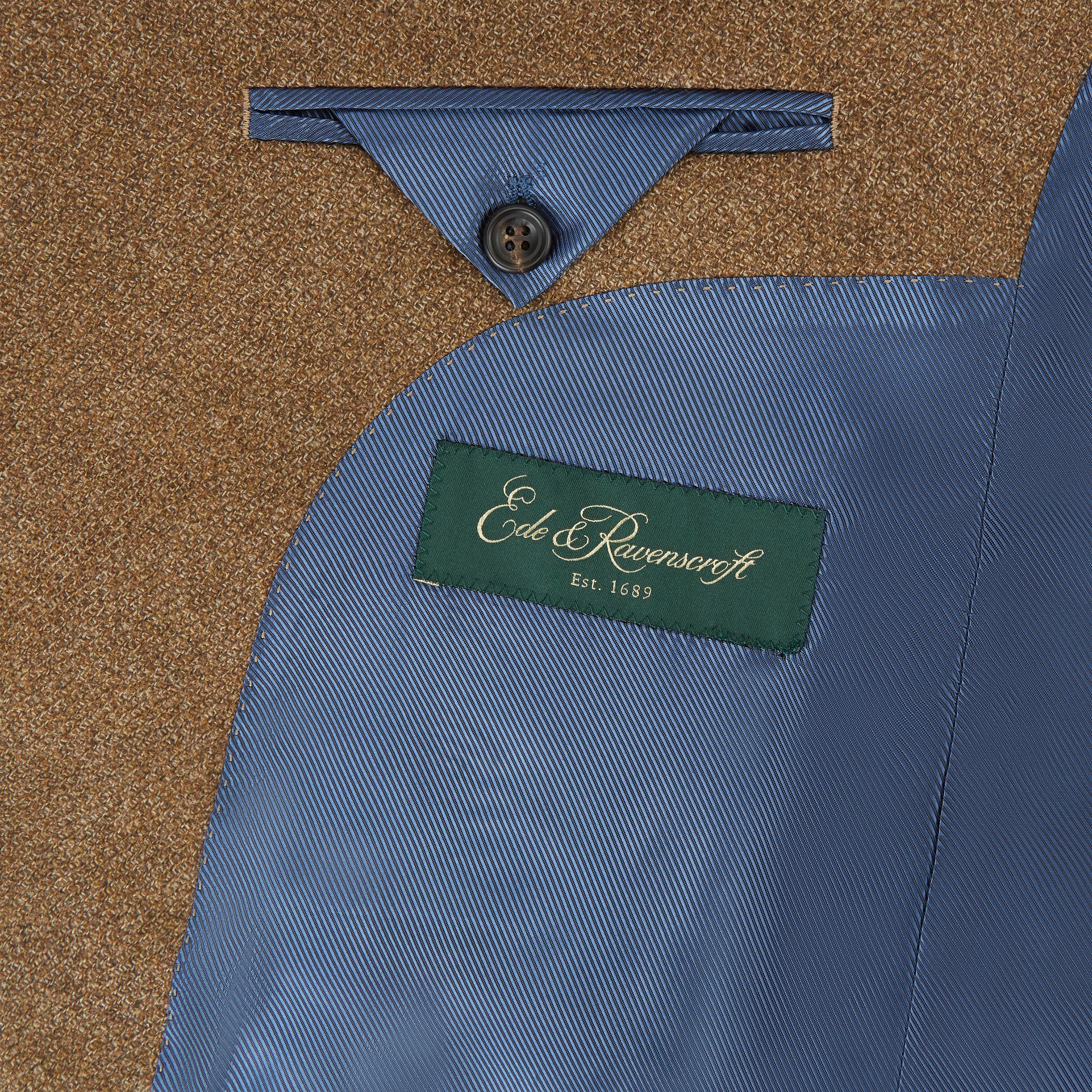 William Biscuit Tweed Wool and Silk Jacket - Image 4