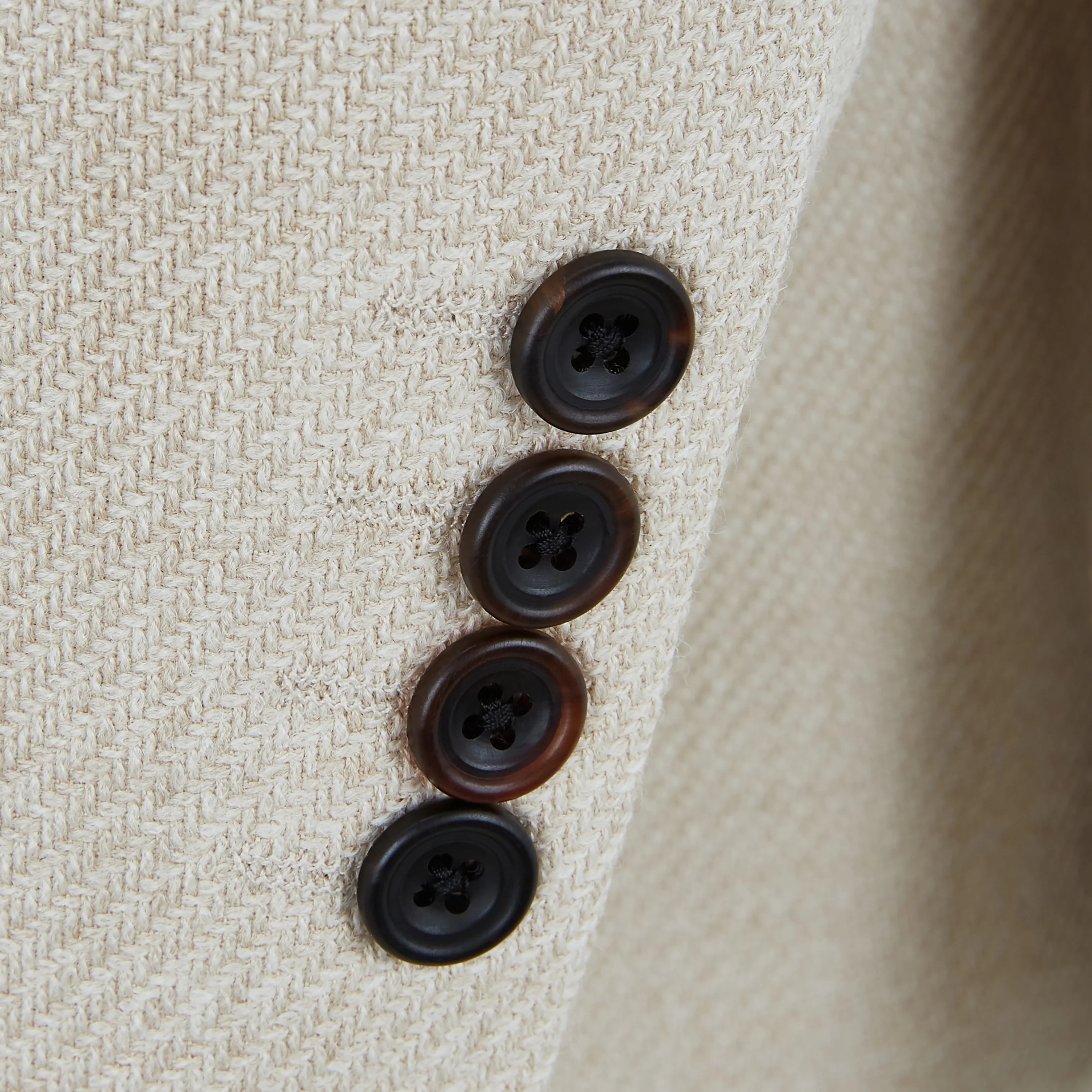 William Ivory Basketweave Jacket - Image 3