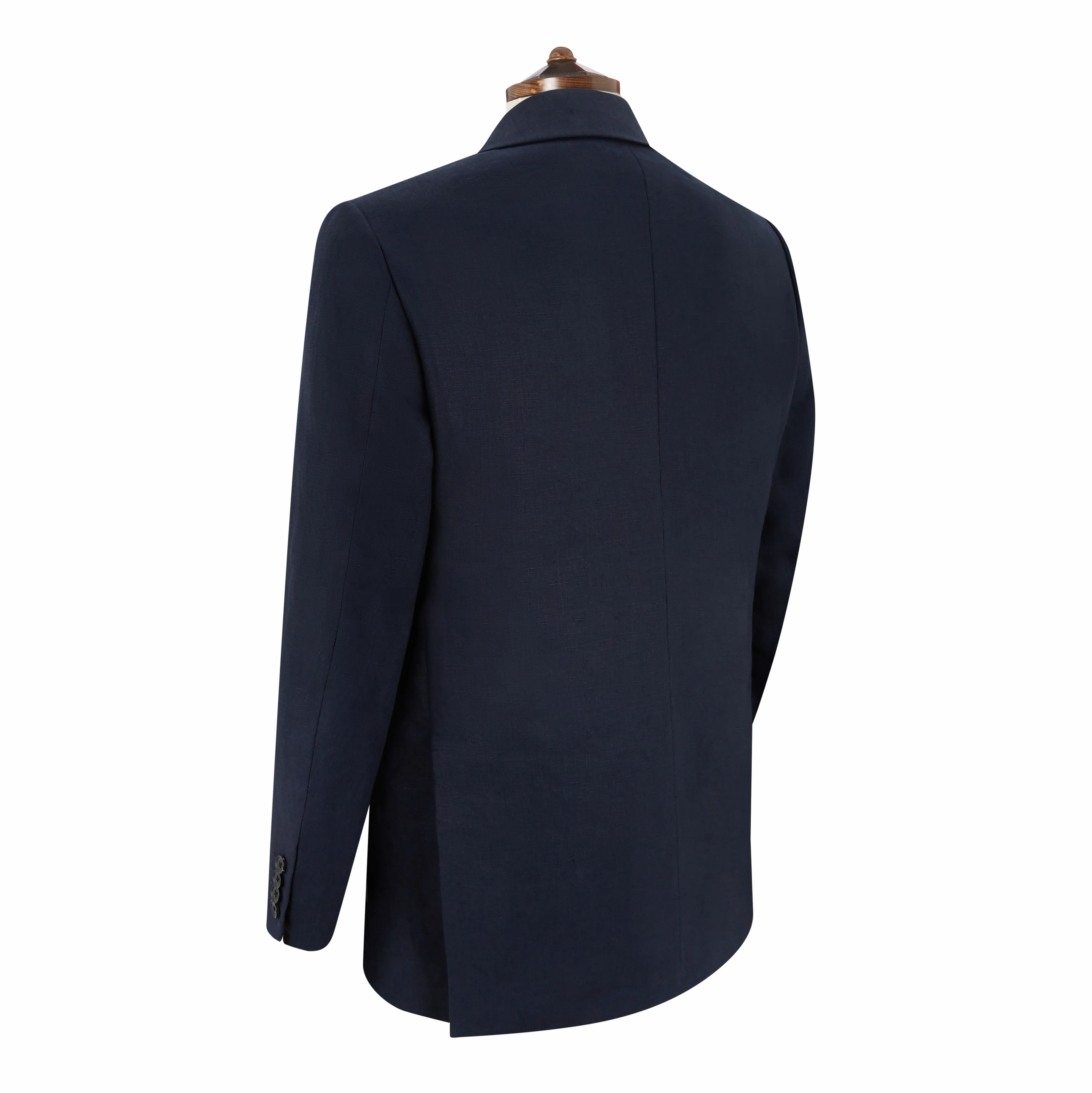 William Navy Linen Jacket - Image 3