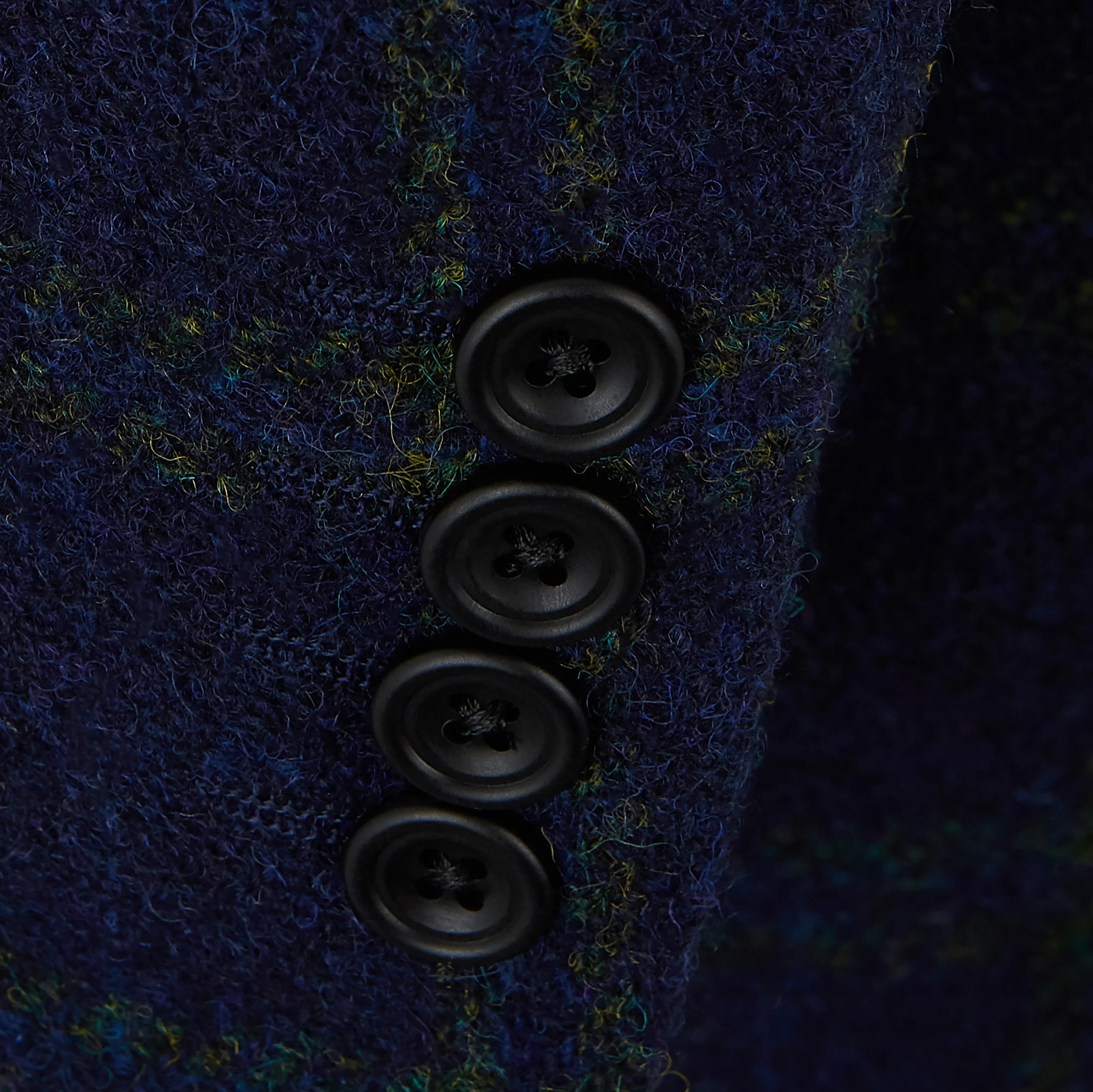 William Navy Check Tweed Jacket - Image 4