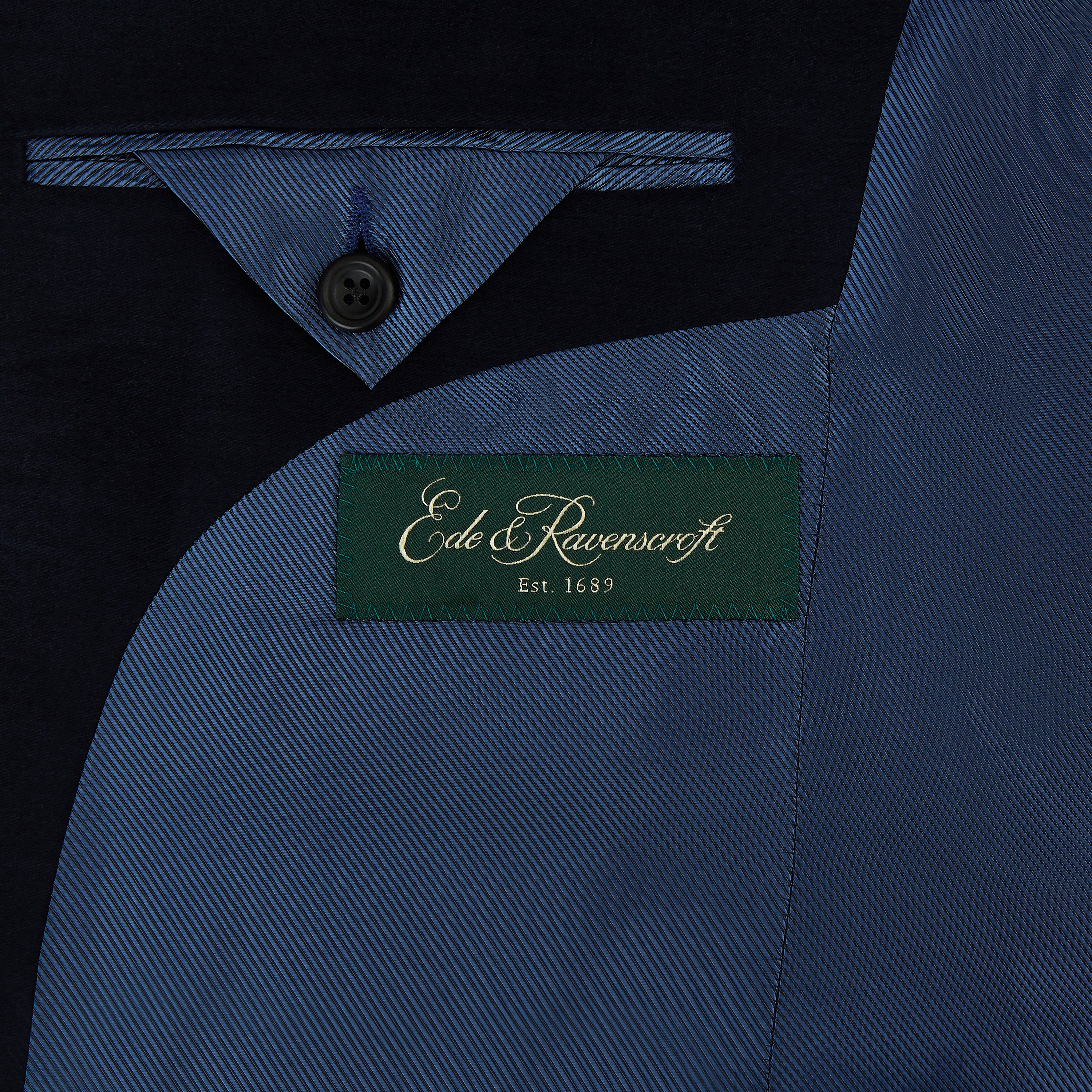 William Navy Moleskin Jacket - Image 4