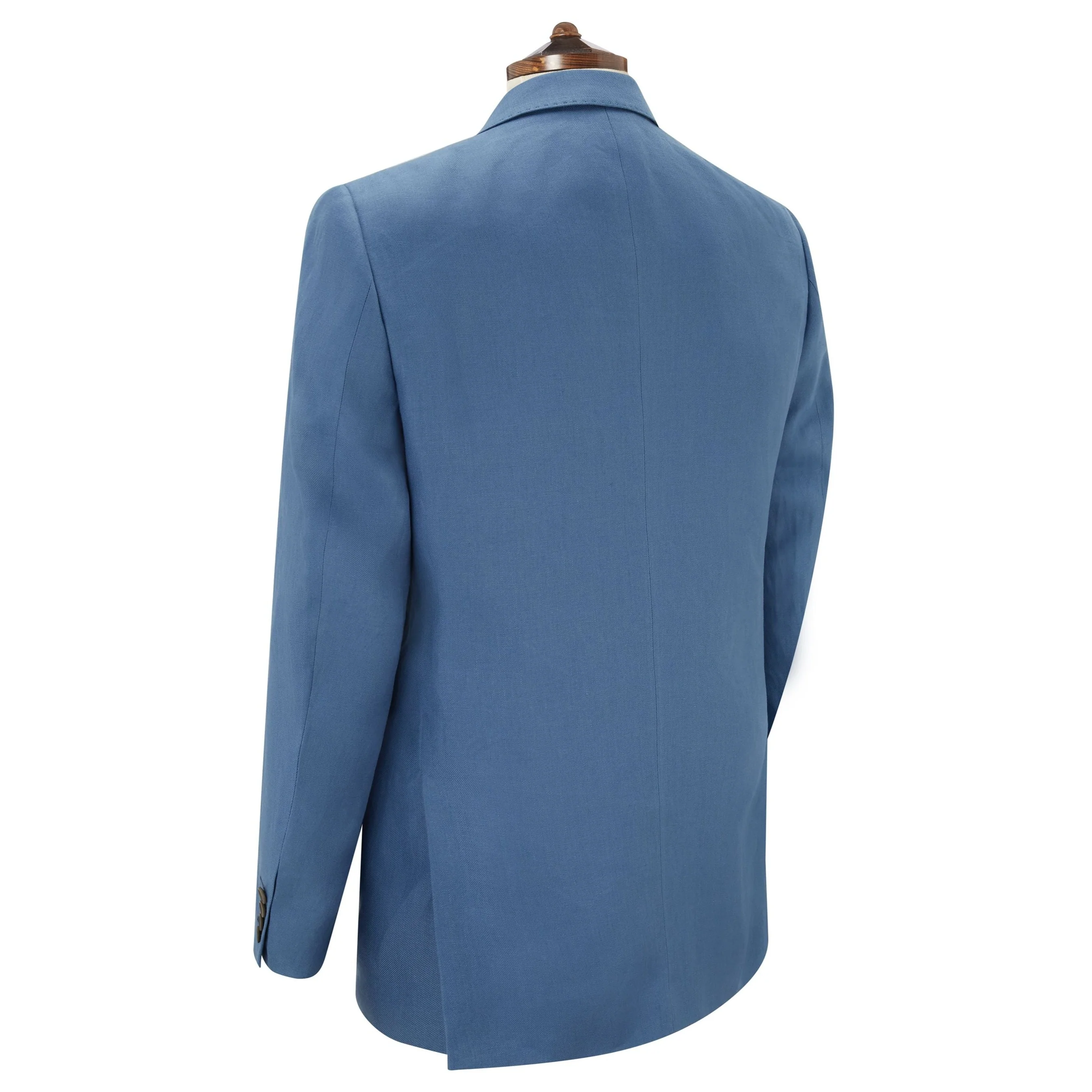 William Pale Blue Linen Jacket - Image 3