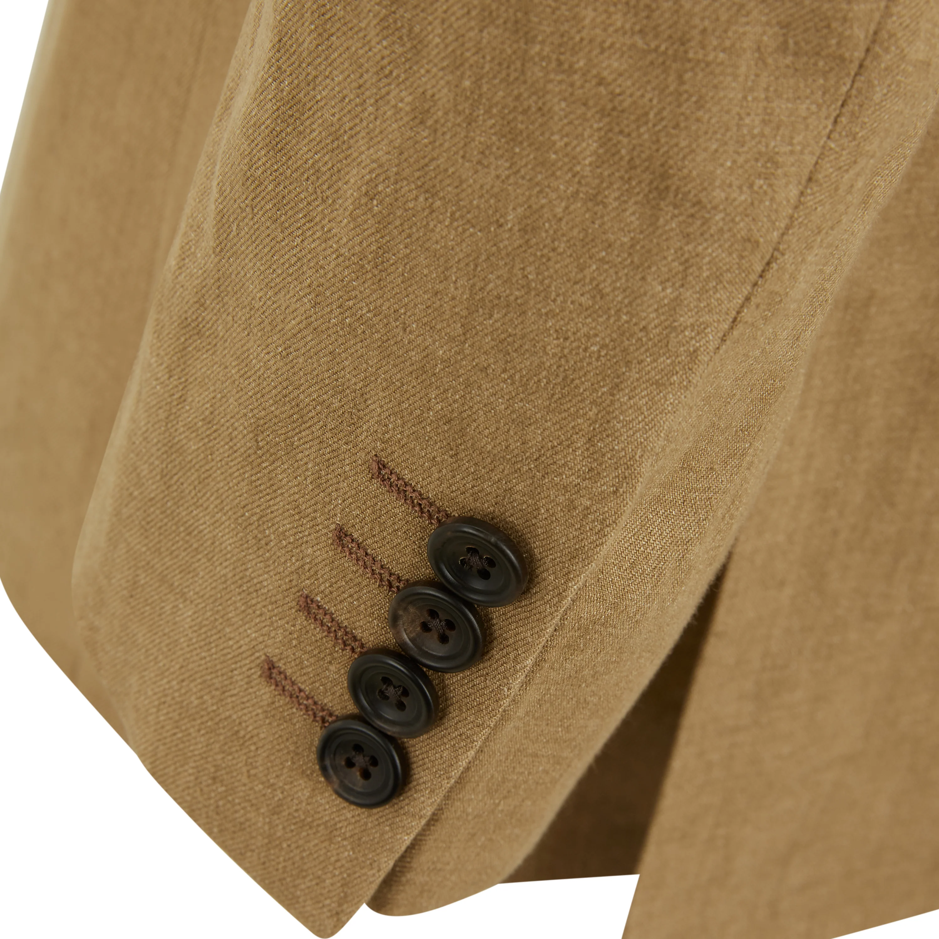William Tobacco Linen Jacket - Image 3