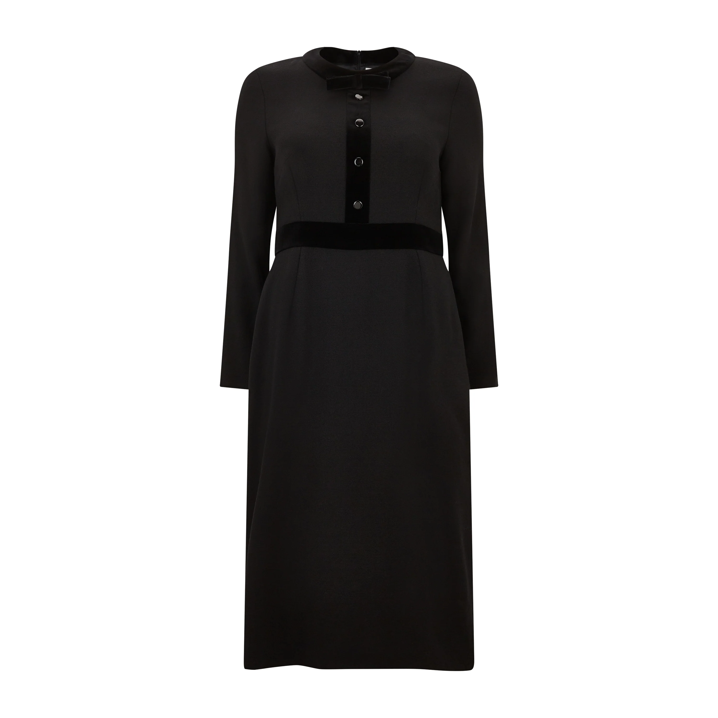 Windsor Wool Crepe Pencil Dress