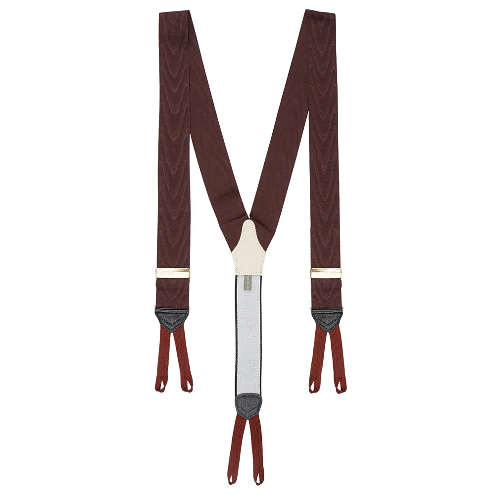Wine Moire Braces - Image 2