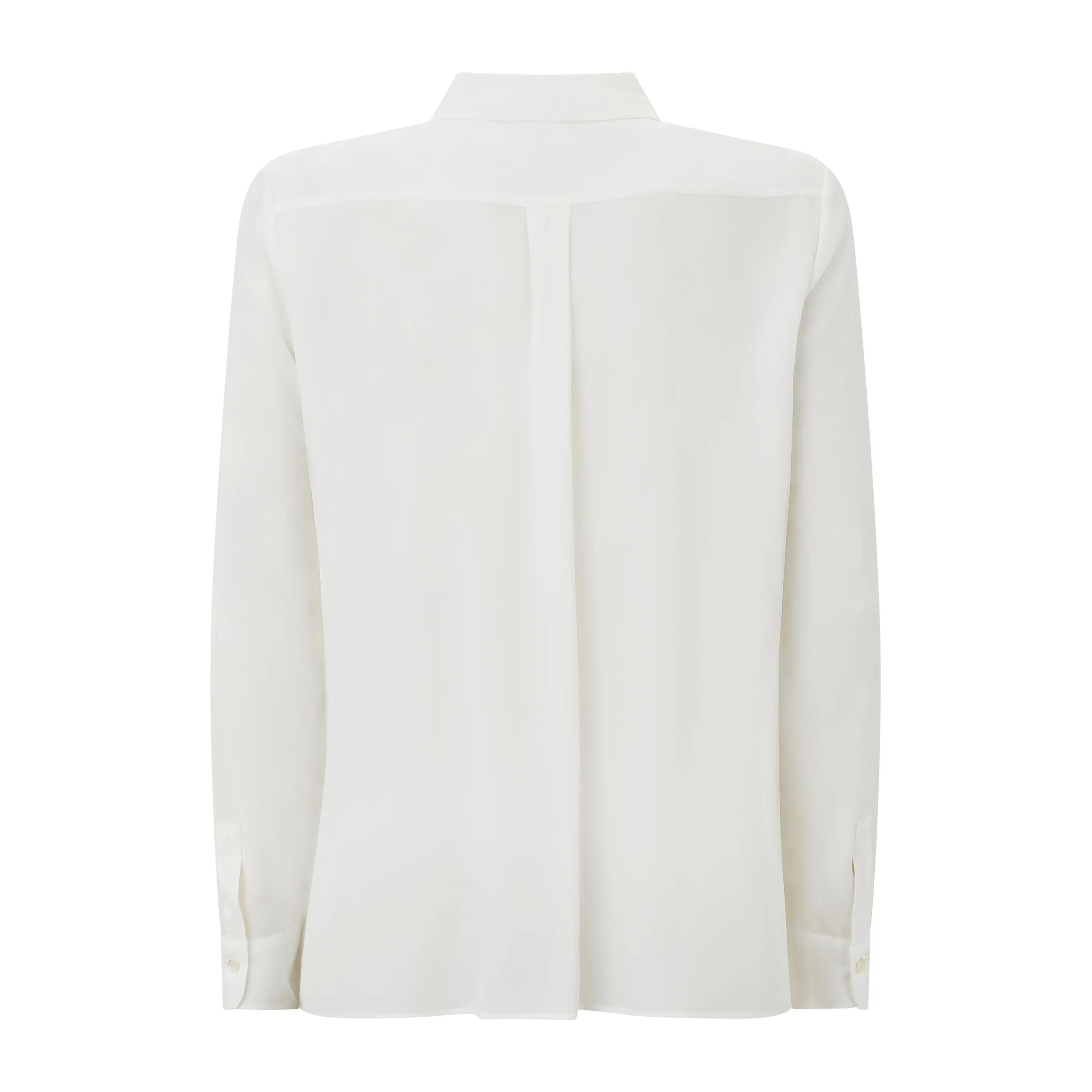 Amy Silk Blend Crepe de Chine Shirt - Image 2