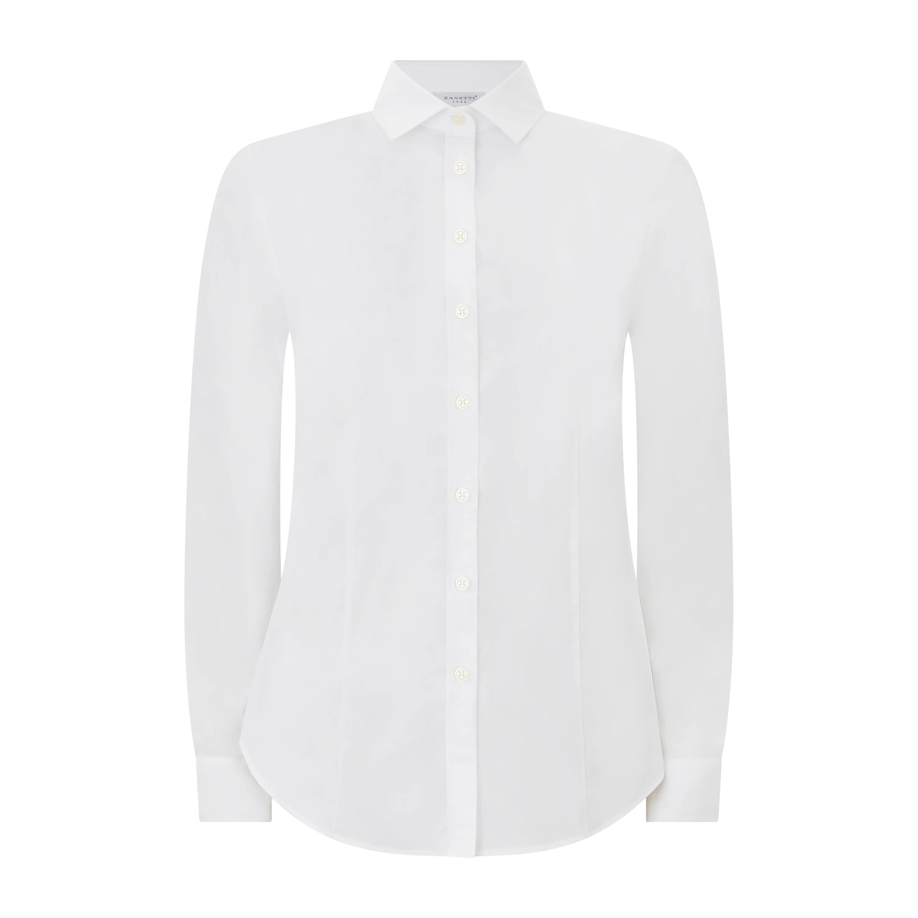 Anna Stretch Cotton Popline Shirt