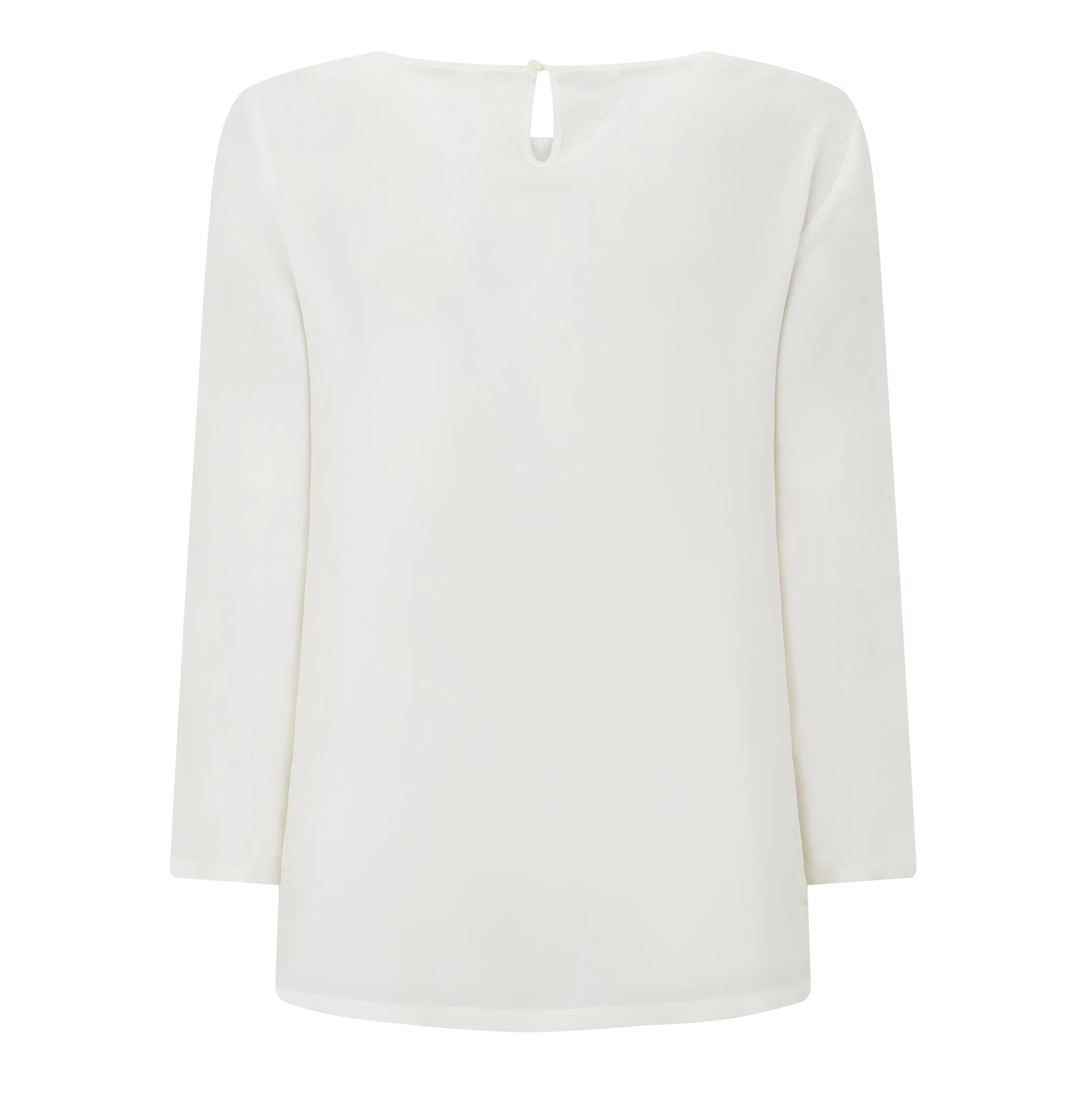 Zoe Silk Blend Crepe de Chine Shirt - Image 2