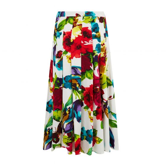 Zeller Rose Blossom Midi Skirt - Image 2