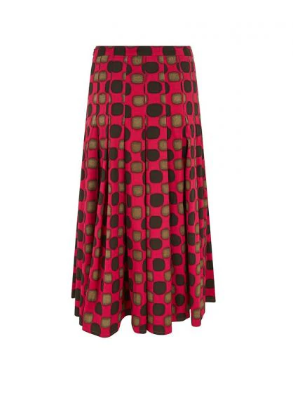 Zeller Tie Dye Gingham Skirt - Image 2